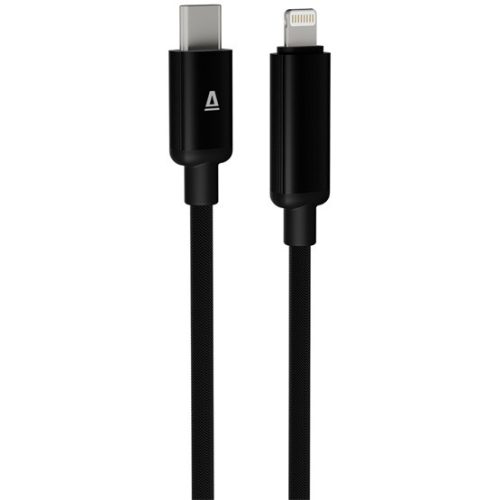 AVAX CB650 PULSEY 27W USBC–Lightning fonott töltőkábel, szürke - 0.5m