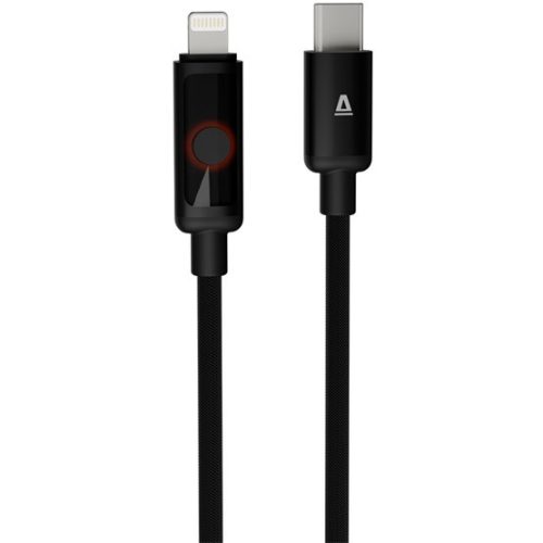 AVAX CB650 PULSEY 27W USBC–Lightning fonott töltőkábel, szürke - 0.5m