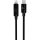 AVAX CB651 PULSEY 27W USBC–Lightning fonott töltőkábel, szürke - 1m