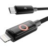 AVAX CB651 PULSEY 27W USBC–Lightning fonott töltőkábel, szürke - 1m