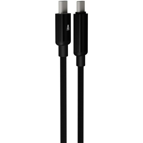 AVAX CB653 PULSEY 60W USB-C gyorstöltő kábel, fonott, szürke - 0,5m
