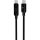 AVAX CB654 PULSEY 60W USB-C gyorstöltő kábel, fonott, szürke - 1m
