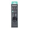 AVAX CC301B CARLY 2x USB A 12W autós töltő, fekete