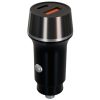 AVAX CC304B CARLY USB-C (PD3.0)+USB-A (QC) 38W autós töltő, fekete