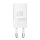 Baseus GaN5 Mini hálózati gyorstöltő 20W, USB Type-C, fehér