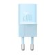 Baseus GaN5 Mini hálózati gyorstöltő 20W, USB Type-C, kék