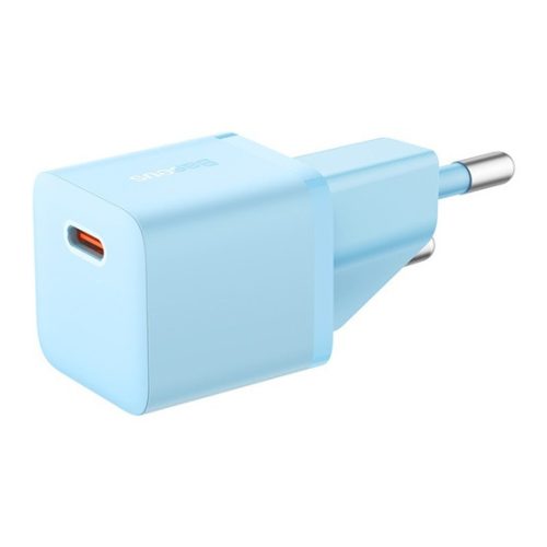 Baseus GaN5 Mini hálózati gyorstöltő 20W, USB Type-C, kék