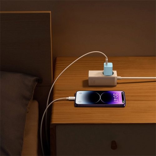 Baseus GaN5 Mini hálózati gyorstöltő 30W, USB Type-C, kék