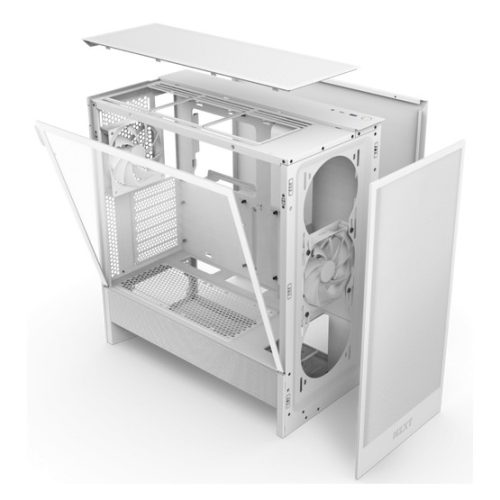 NZXT Midi - H5 Flow (2024) - Matt fehér - CC-H52FW-01