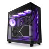 NZXT Midi - H6 Flow RGB - Matt fekete - CC-H61FB-R1