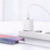 Baseus Super Si hálózati gyorstöltő 20W, USB Type-C, fehér