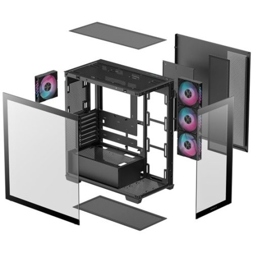 DeepCool Midi - CG580 4F - Fekete - R-CG580-BKADA4-G-1