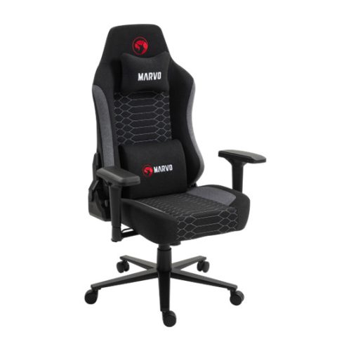MARVO Kahn Gray gaming szék - fekete/szürke