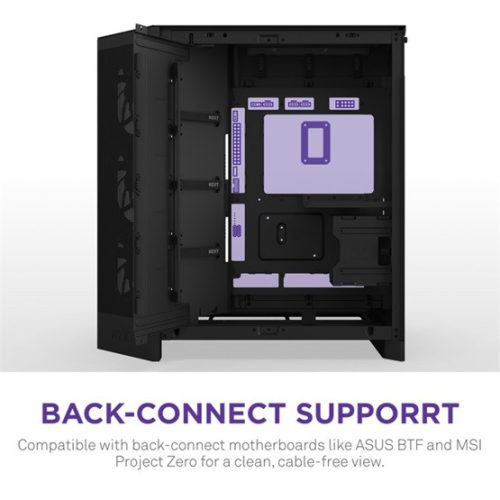 NZXT Midi - H9 Flow (2025) - Matt fekete - CM-H92FB-01
