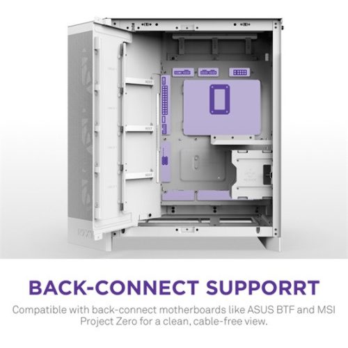 NZXT Midi - H9 Flow (2025) - Matt fehér - CM-H92FW-01