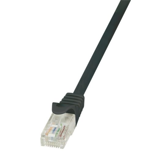 LogiLink CP1073U Cat5e UTP patch kábel - Fekete - 5m