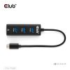 Club3D USB Type-C 3.2 Gen1 elosztó 3x USB Type-A és 1x Gigabit Ethernet csatlakozóval