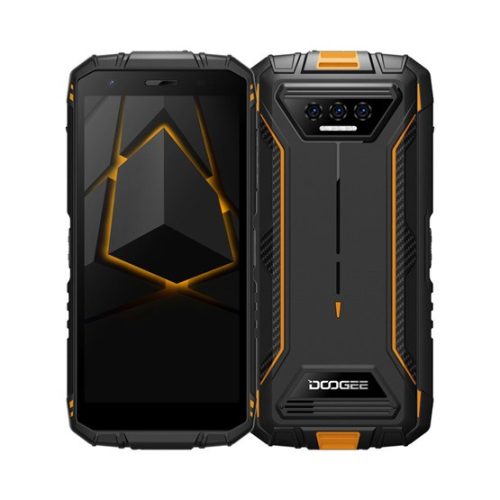 DOOGEE S41T - 5.5" IPS, Octa Core (4+64GB) Mobiltelefon - Fekete/narancssárga