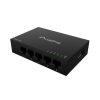 Lanberg 5 portos Gigabit Desktop Switch, fémházas, 12V