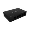 Lanberg 5 portos Gigabit Desktop Switch, fémházas, 12V