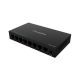 Lanberg 8 portos Gigabit Desktop Switch, fémházas, 12V