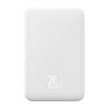 Baseus EnerFill FM41 Magnetic vezeték nélküli gyorstöltő powerbank 20000 mAh, 20W, fehér + 60W USB Type-C, 30cm kábel