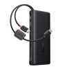 Baseus EnerFill FC41 gyorstöltő powerbank 25000 mAh 145W, beépített 2×USB Type-C kábel, fekete