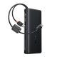 Baseus EnerFill FC41 gyorstöltő powerbank 25000 mAh 145W, beépített 2×USB Type-C kábel, fekete