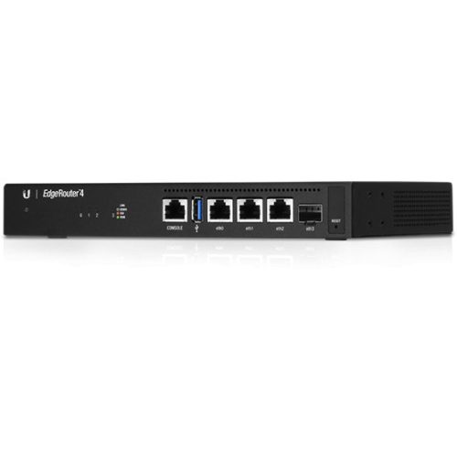 Ubiquiti EdgeRouter ER-4, gigabites, 3x RJ45, 1x SFP port