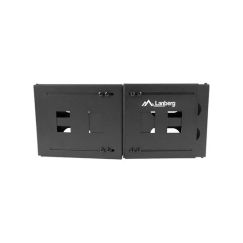 Lanberg Összecsukható 19" 4U keret 497x400/240, falra rögzíthető, fekete