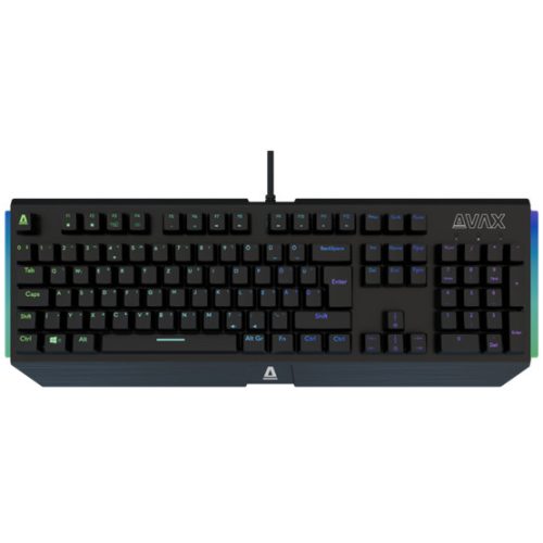 AVAX FS01 Full size mechanikus vezetékes alumínium billentyűzet Outemu piros switch, magyar kiosztás