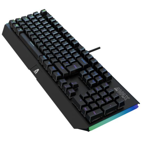 AVAX FS01 Full size mechanikus vezetékes alumínium billentyűzet Outemu piros switch, magyar kiosztás