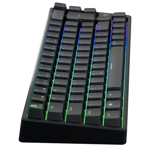 AVAX GM01 PRO 65% RGB tri-mode mechanikus billentyűzet Gateron barna switch, magyar kiosztás