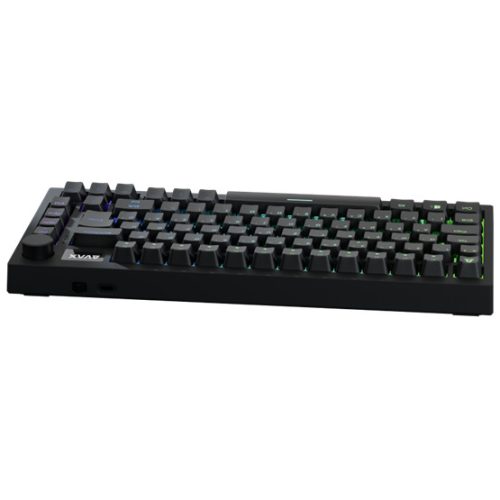 AVAX GM02 75% Gasket RGB mechanikus vezetékes billentyűzet Outemu barna switch, magyar kiosztás