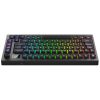 AVAX GM02 PRO 75% Gasket RGB tri-mode mechanikus billentyűzet Gateron piros switch, magyar kiosztás