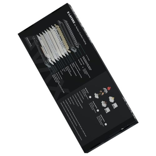 AVAX GM02 PRO 75% Gasket RGB tri-mode mechanikus billentyűzet Gateron piros switch, magyar kiosztás