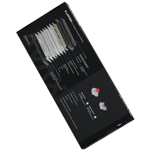 AVAX GM02 75% Gasket RGB mechanikus vezetékes billentyűzet Outemu piros switch, magyar kiosztás