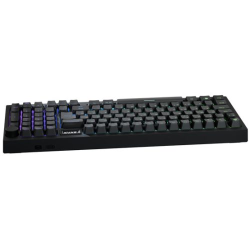 AVAX GM03 98% Gasket RGB mechanikus vezetékes billentyűzet Outemu barna switch, magyar kiosztás