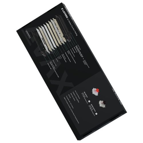 AVAX GM03 98% Gasket RGB mechanikus vezetékes billentyűzet Outemu barna switch, magyar kiosztás