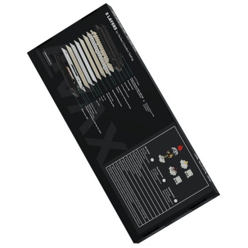 AVAX GM03 PRO 98% Gasket RGB tri-mode mechanikus billentyűzet Gateron piros switch, magyar kiosztás