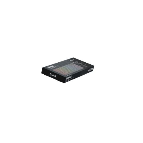 AVAX GM03 98% Gasket RGB mechanikus vezetékes billentyűzet Outemu silent white switch, magyar kiosztás
