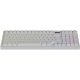 AVAX GM03 PRO Fehér 98% Gasket RGB tri-mode mechanikus billentyűzet Gateron sárga switch, magyar kiosztás
