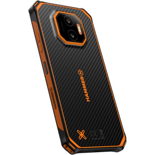 HAMMER ENERGY X2 6,1 6/128GB Dual SIM okostelefon - fekete/narancssárga