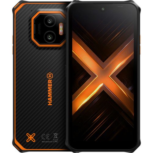 HAMMER ENERGY X2 6,1 6/128GB Dual SIM okostelefon - fekete/narancssárga