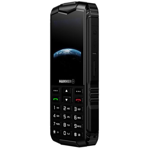 HAMMER Horizon LTE 2,4" Dual SIM csepp-, por- és ütésálló mobiltelefon - fekete
