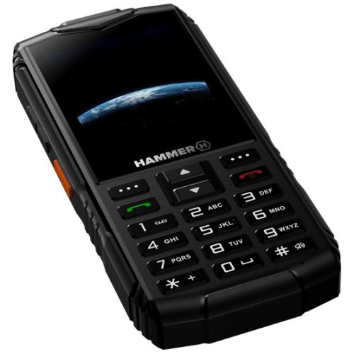 HAMMER Horizon LTE 2,4" Dual SIM csepp-, por- és ütésálló mobiltelefon - fekete