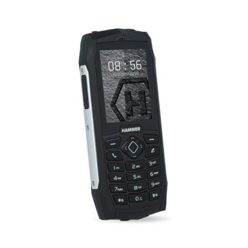 HAMMER Rock LTE 2,4" Dual SIM csepp-, por- és ütésálló mobiltelefon - fekete