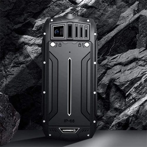 HAMMER Rock LTE 2,4" Dual SIM csepp-, por- és ütésálló mobiltelefon - fekete