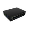 Lanberg Light Industrial 6 portos PoE Switch (4xPoE, 90W)