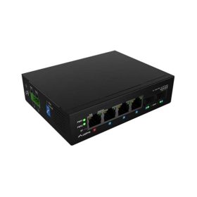   Lanberg Light Industrial 6 portos Gigabit PoE Switch (4xPoE, 2xSFP, 90W)